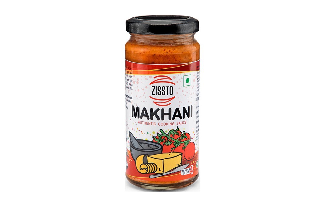 Zissto Makhani Authentic Cooking Sauce   Glass Jar  250 grams